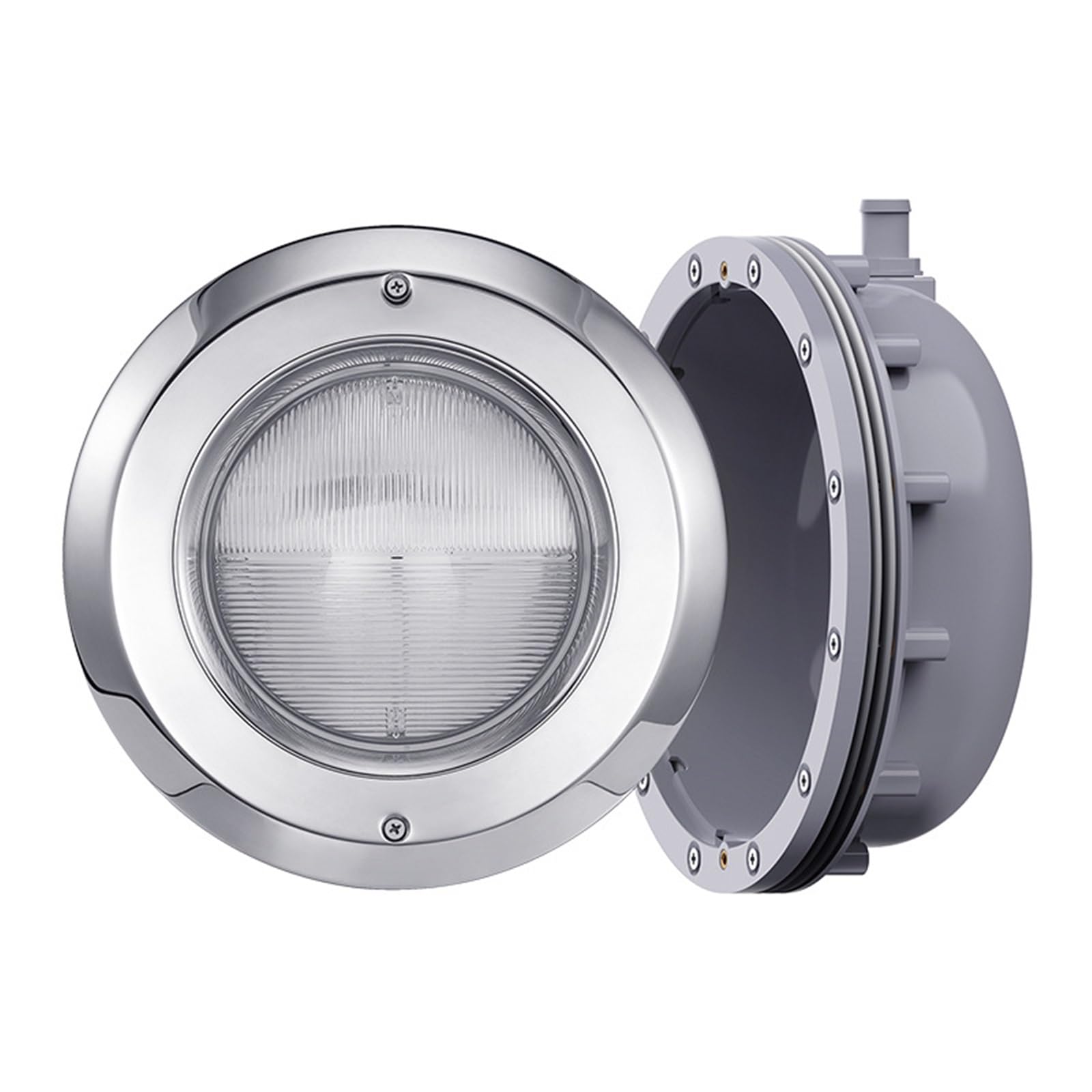EDEDE Poolbeleuchtung, Schwimmbadbeleuchtung RGB Bluetooth Dimmen LED Unterwasserlicht Unterwasserlicht für Schwimmbad, Brunnen, Teich, Aquarium(White,24W)