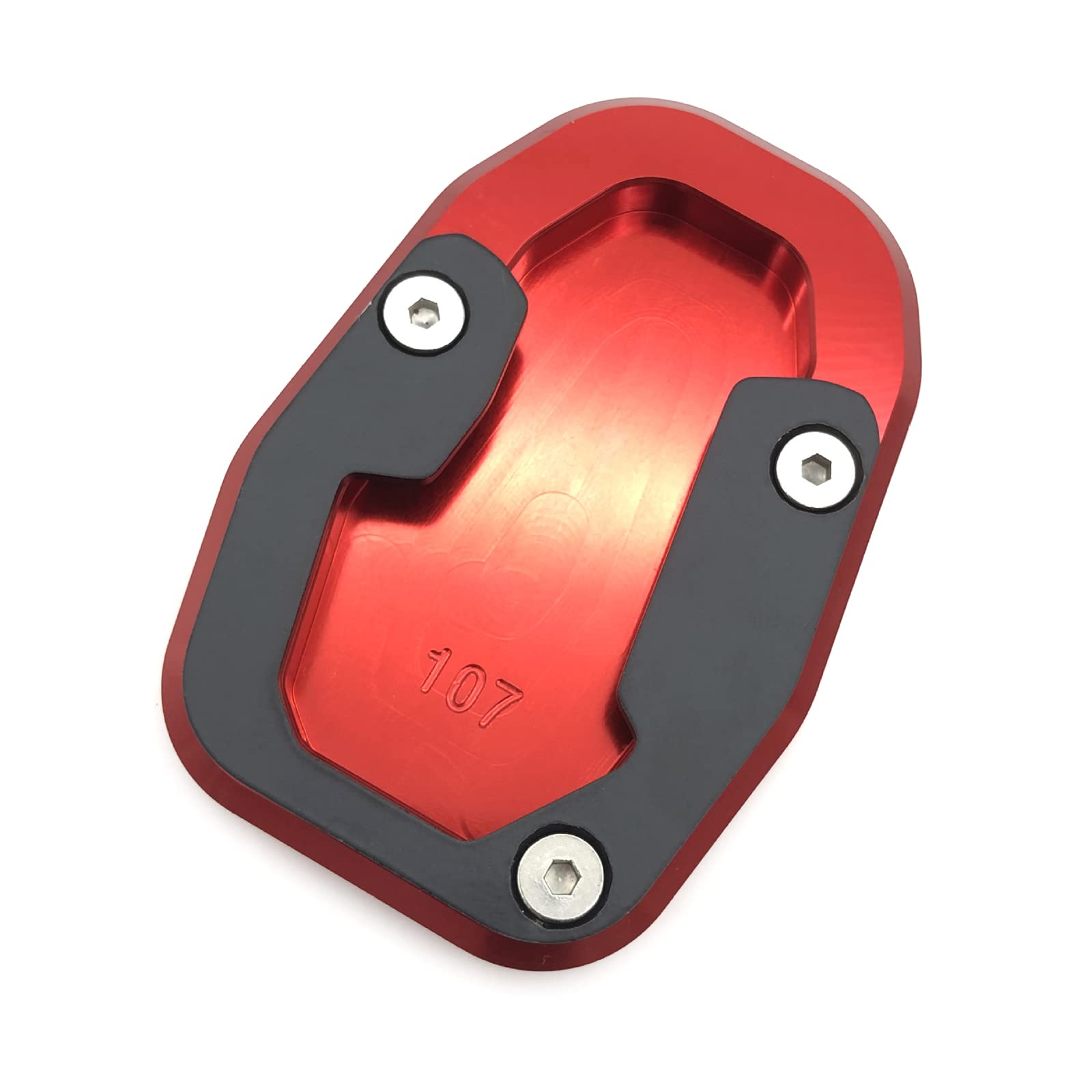 Enlarger Extension Plate Foot Pad Side Stand Support Plate Kickstand Enlarge Pad For DESERT X 2022+ Motorcycle Accessory Motorcycle Kickstand Extension Plate Foot For Desert X Aluminum Enlarger Plate