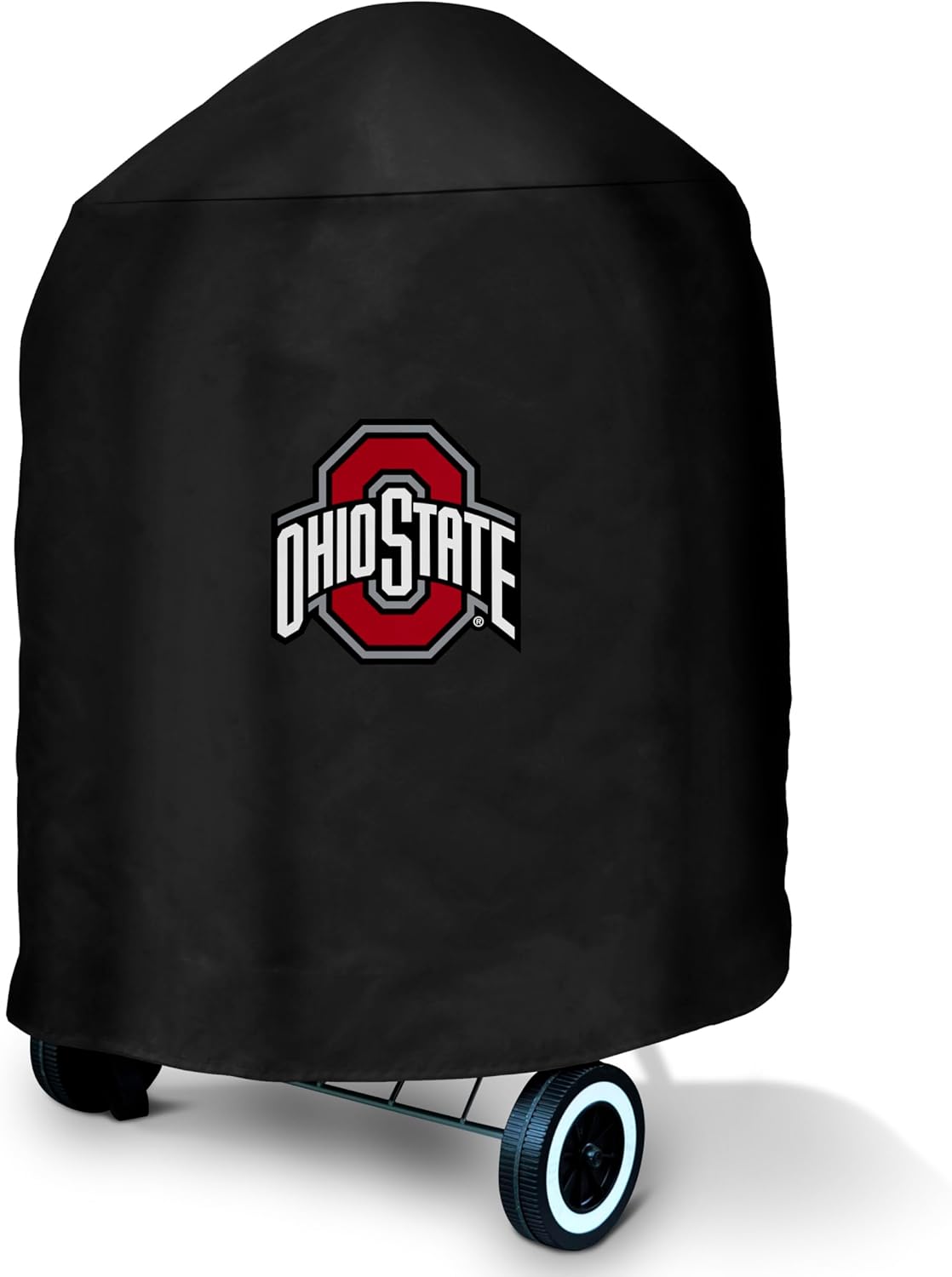 FANMATS 42852 Ohio State University Kettle Style Grill Cover with Primary Team Logo - 25in x 25in x 35in
