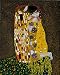 YANCONG Kit per Dipinto A Olio da Dipingere Seguendo I Numeri Il Bacio di Gustav Klimt 60X70Cm Telaio Incluso