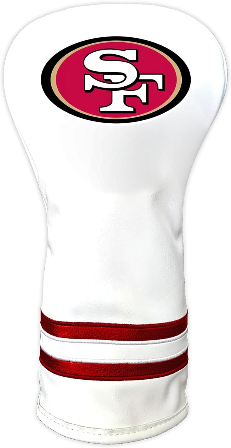 Team Golf NFL Adult-Unisex White Vintage Driver Head Cover