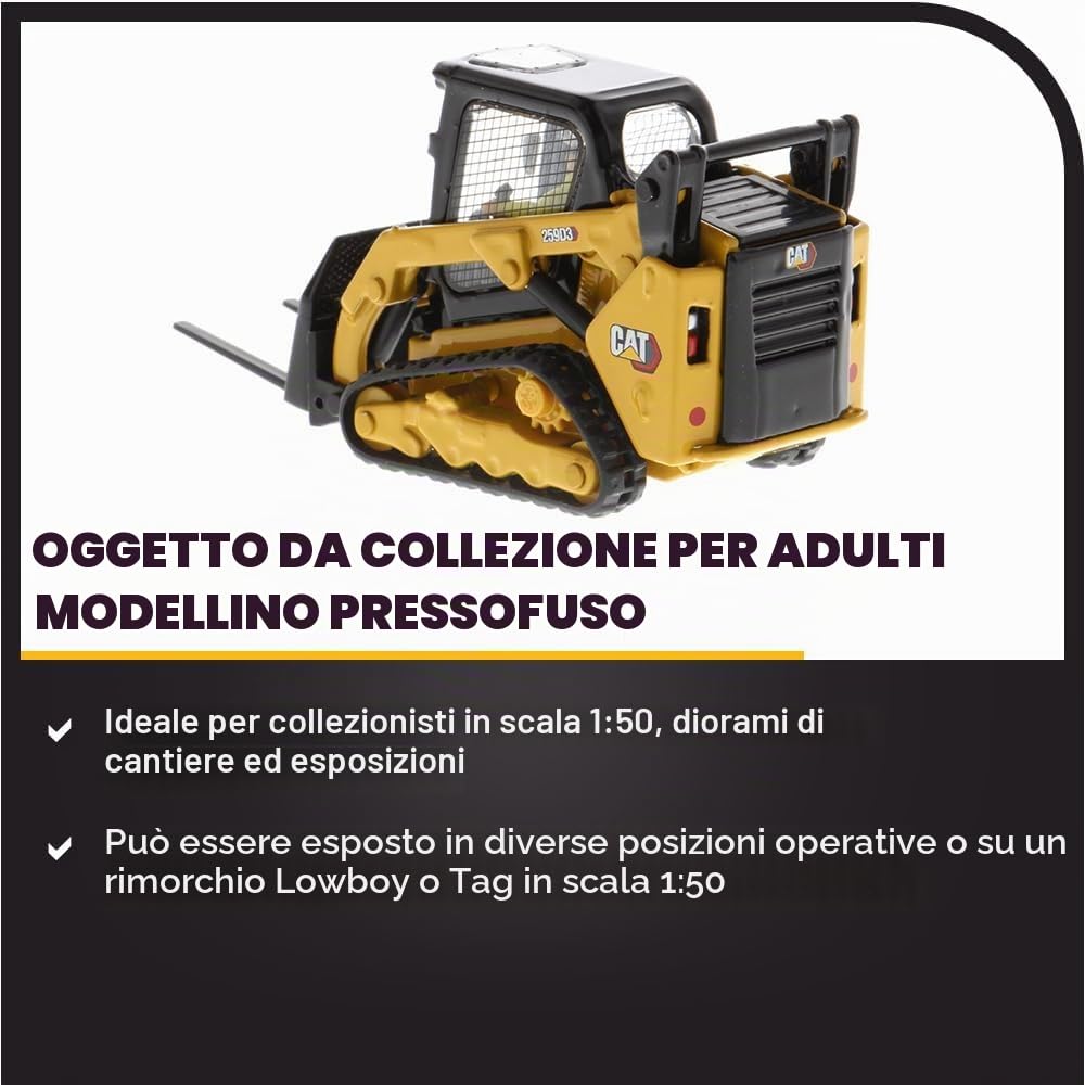 Diecast Masters 85677 - Cat 259D3 Multi Terrain Loader, scala 1:50, da 14 anni, in scatola di latta, adatto ai collezionisti