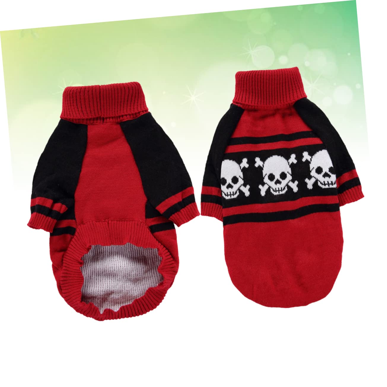 Angoily 3 Pezzi Costume Da Teschio Per Cani Halloween Vestito Per Animali Domestici Taglia L Unico Di Teschio E Zucca Per Feste E Foto