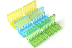 Golden Pearl 18650 Battery Storage Case for Safe and Efficient Battery Storage