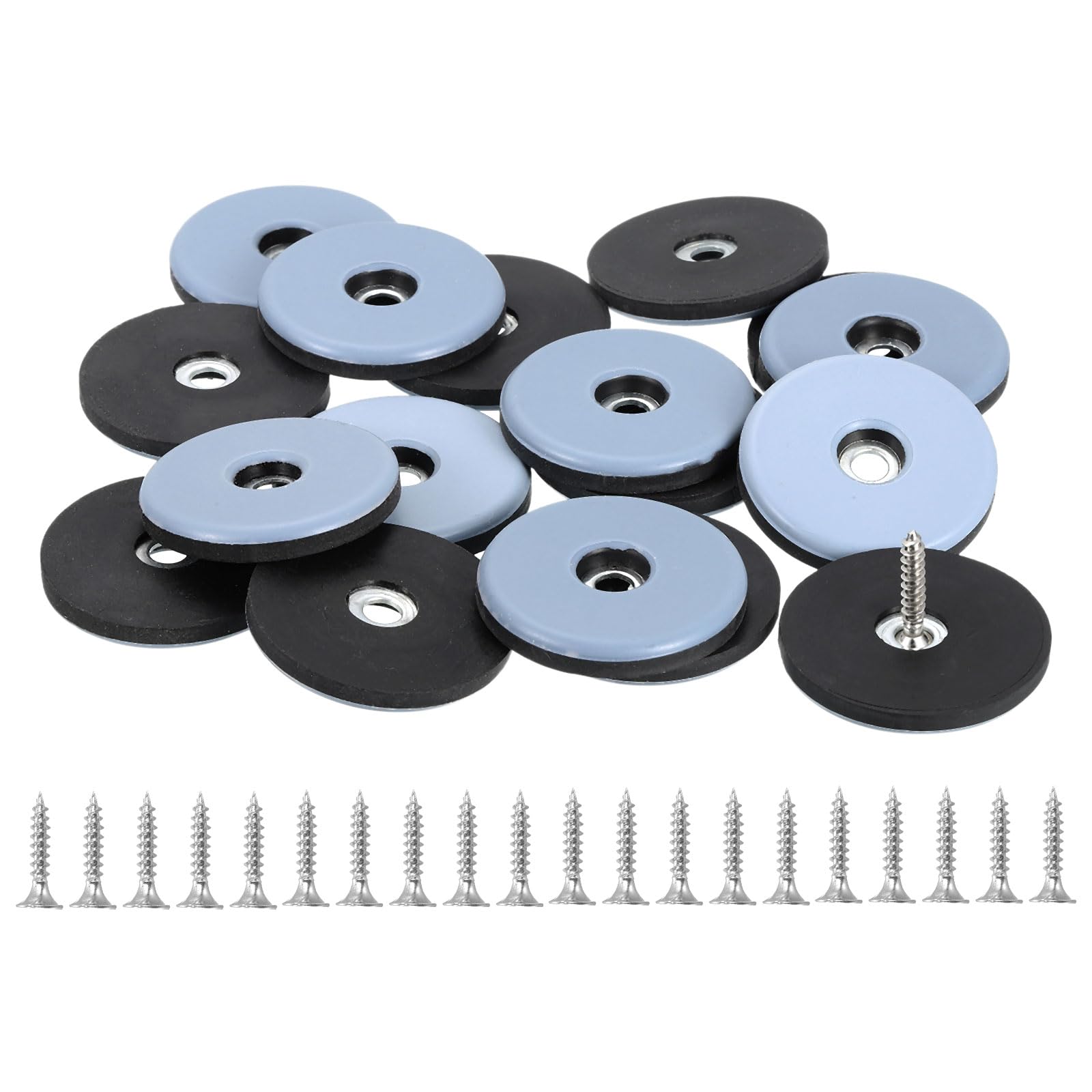Evita rayones en tu suelo con estos 20 deslizadores redondos de PTFE de 38 mm con tornillo
