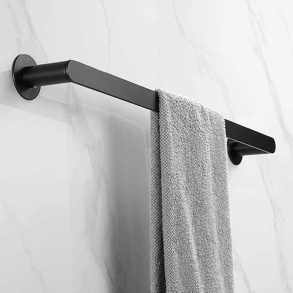 Toalleros Toallero Negro Claro Nórdico, Baño Baño Varilla Única Toallero Alargado Toalleros/Varilla Única Negra de 33 Cm