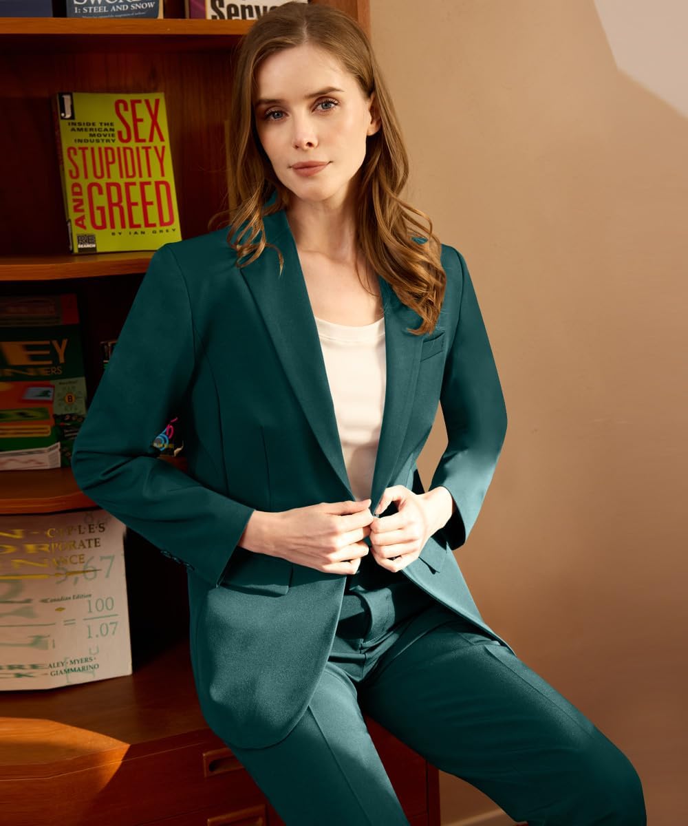 Women's Professional Suit 2 Piece Slim 