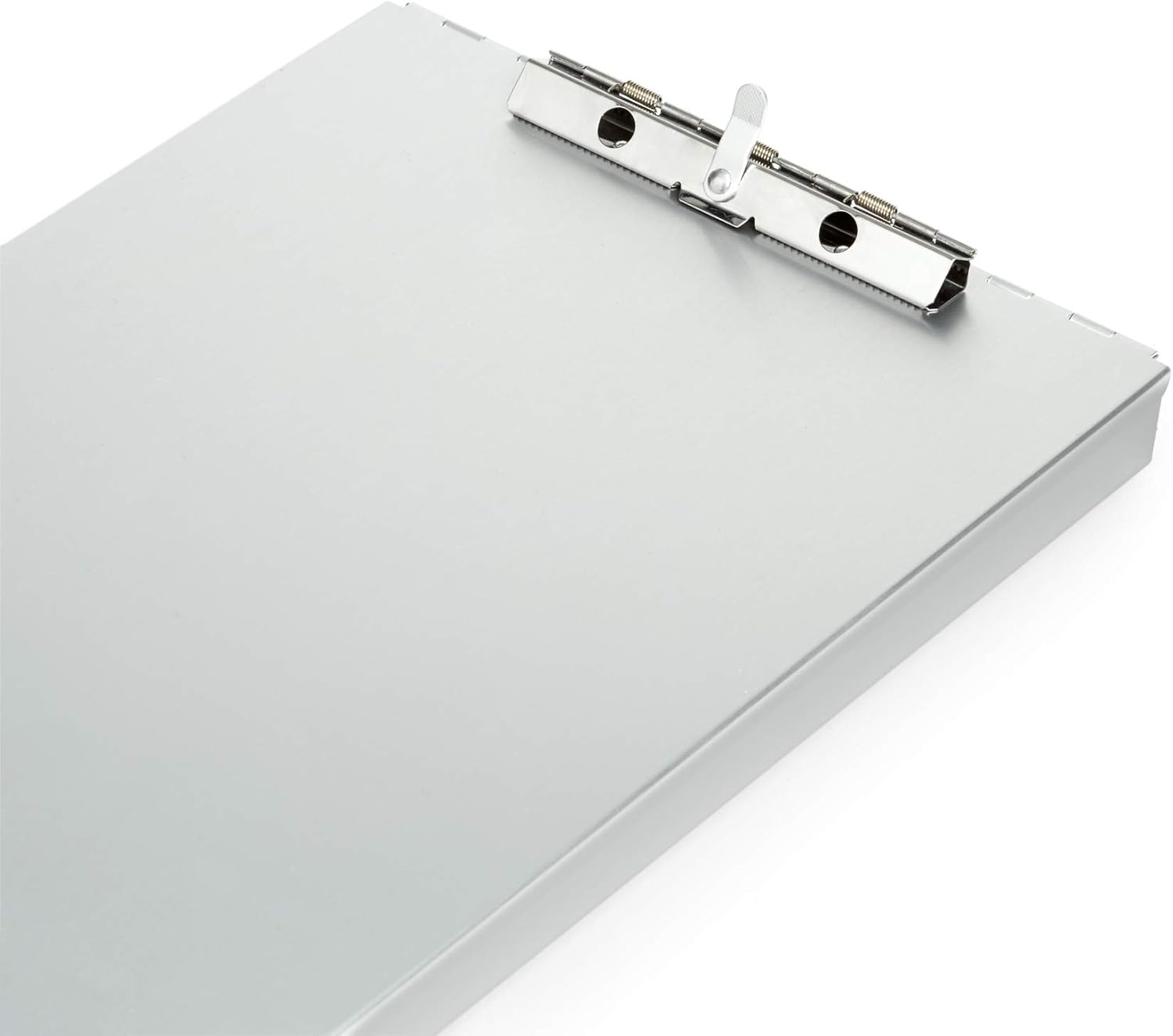 Blue Summit Supplies Aluminum Storage Clipboard, 1 Compartment, Clip for Letter Paper, Great for Office, Jobsite or Classroom