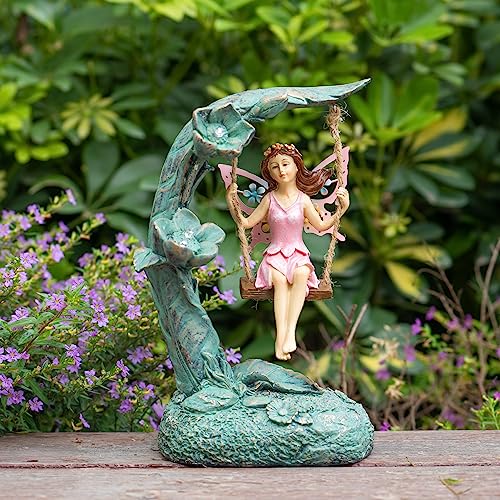 Garden Flower Fairy Outdoor Statue - image 7