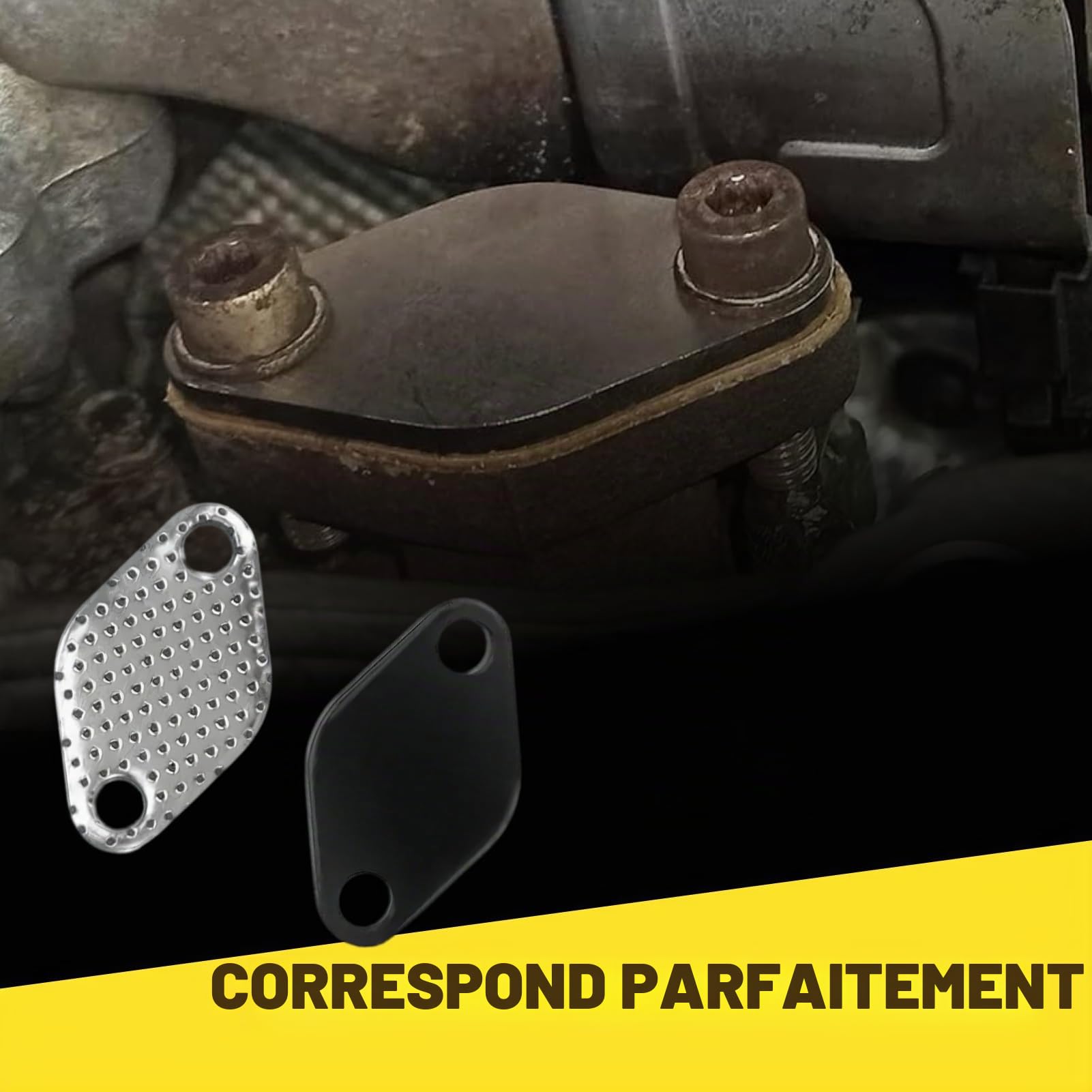 Kit Suppression Vanne Egr Pour E65 E46 E39 E53 E83 E38，Kit Valve Replacement Pipe Aluminium，Tuyau De Rechange Pour Valve Egr，Applicable Aux Véhicules Diesel