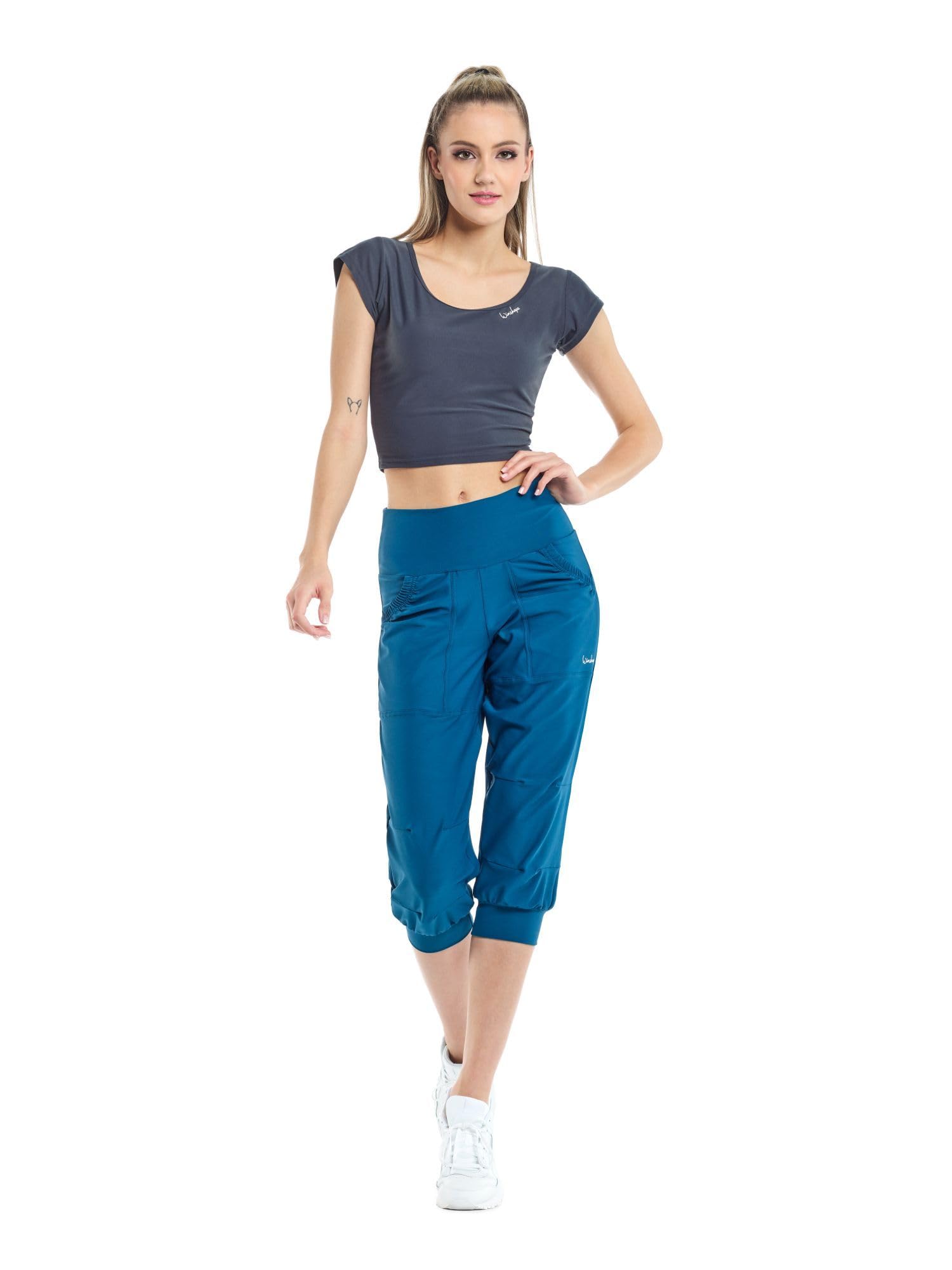 WINSHAPE Damen Lässige Hose Functional Comfort ¾ Leisure Trousers Lei201c