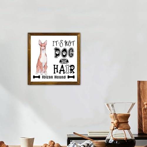 Vista 31 de Letrero de madera con texto en inglés «It's Not Dog Hair» («It's Not Dog Hair» American Bully Dog Dog), regalo decorativo para la pared del hogar