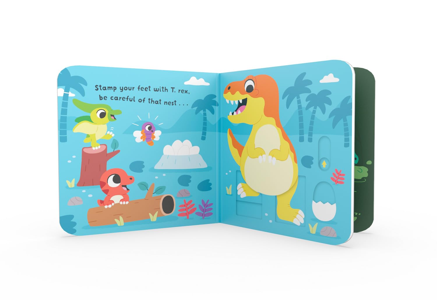 Dinosaur’s Wobbly Bottom: A fun-filled new interactive novelty board book series with sliders to wobble!
