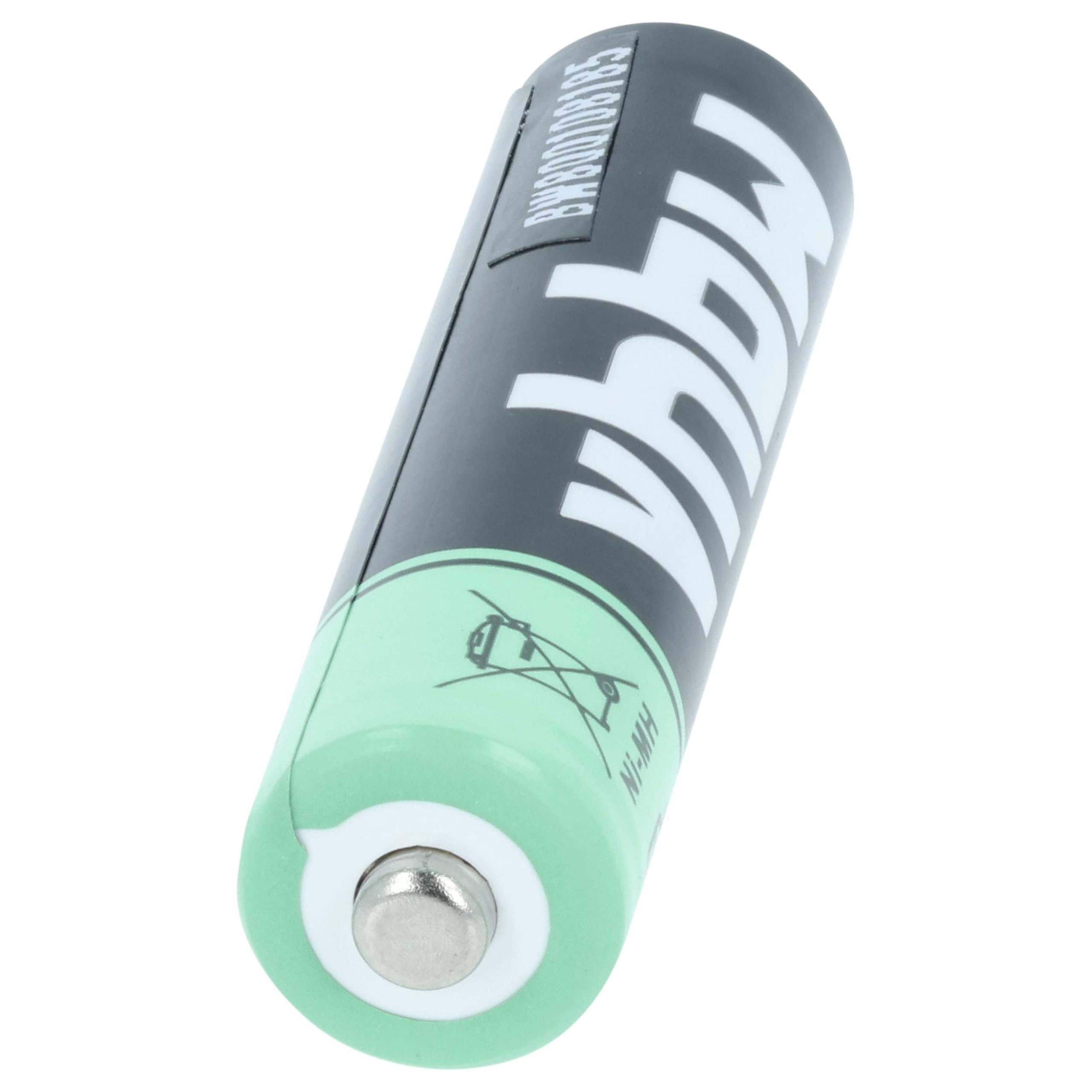 vhbw AAA akumulator 20 szt. kompatybilny z Siemens Gigaset E370HX, E36, E365, E370, E550, akumulator 1000 mAh, 1,2 V, NiMH