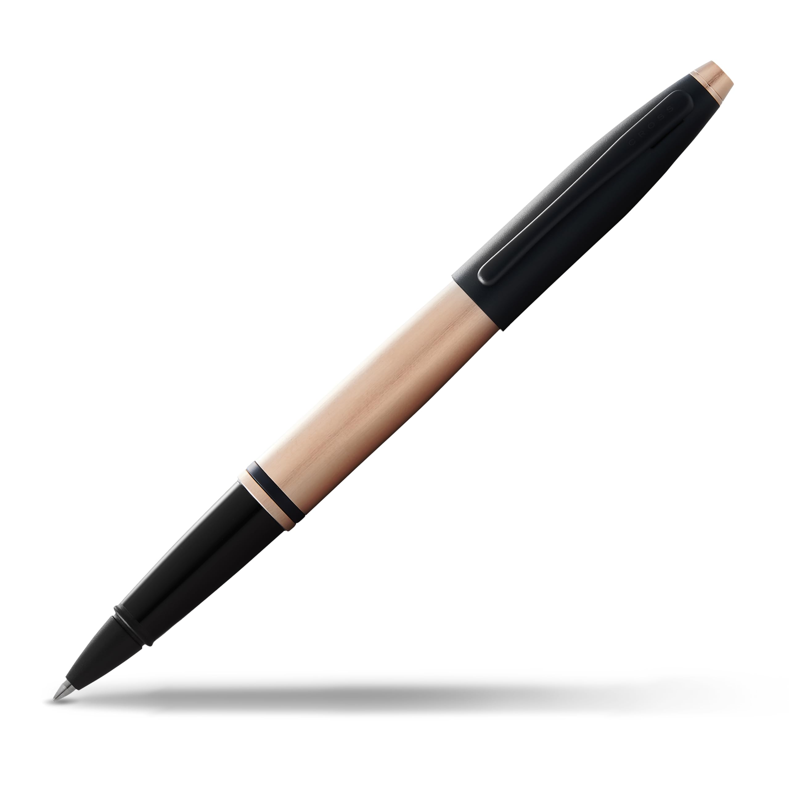 Cross Calais Rollerball (Hediye Kutusu Dahil) Pembe Altın/Siyah