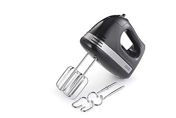 Usha 3732 300-Watt Hand Mixer with 2 Hooks (Black)