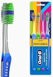 Escova Dental Oral-B Indicator Color Collection - 4 unidades