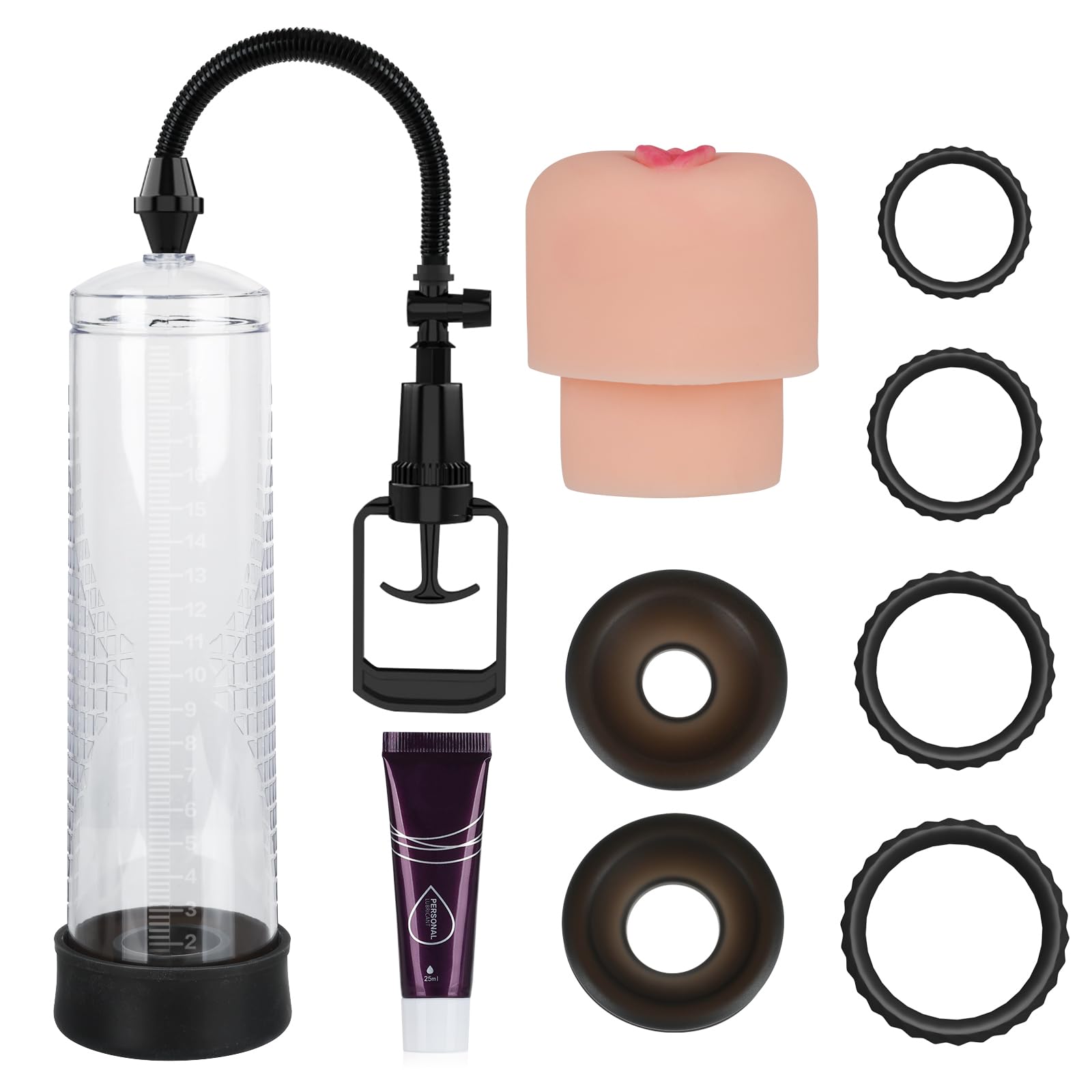 Origeros Manuelle Penispumpe Sexspielzeug Penis Extender Mnner Vakuumpumpe  Penisvergrerer mit Taschenmuschi & Penisring & Silikonbasis, Mnner  Sexuelles Stimulationsgert fr Erektion : Amazon.de: Drogerie &  Krperpflege