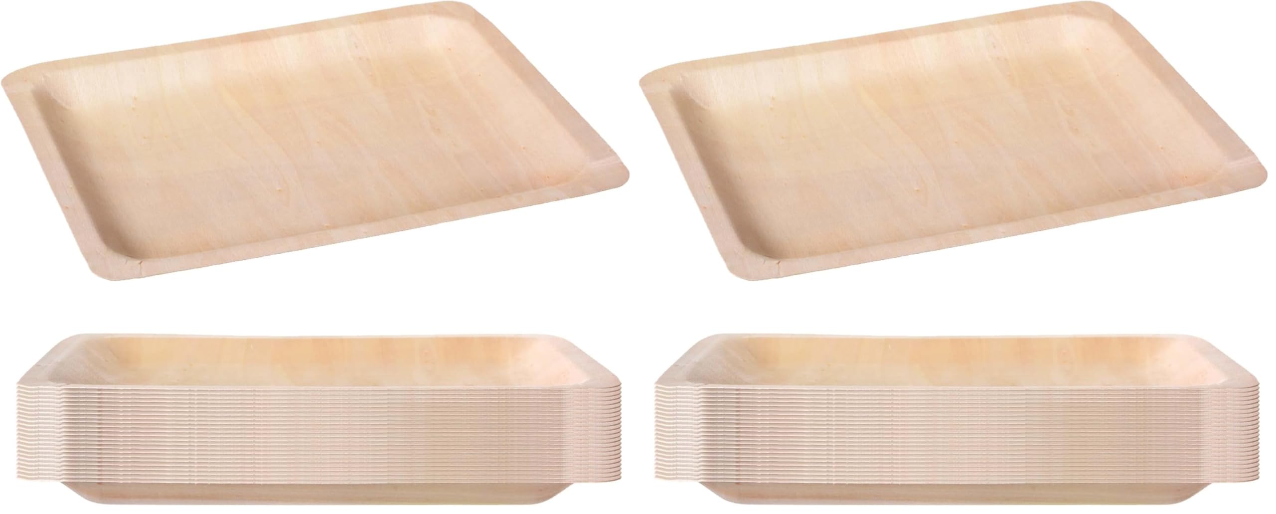 Platos de madera desechables GRÄWE: vajilla resistente para no fregar