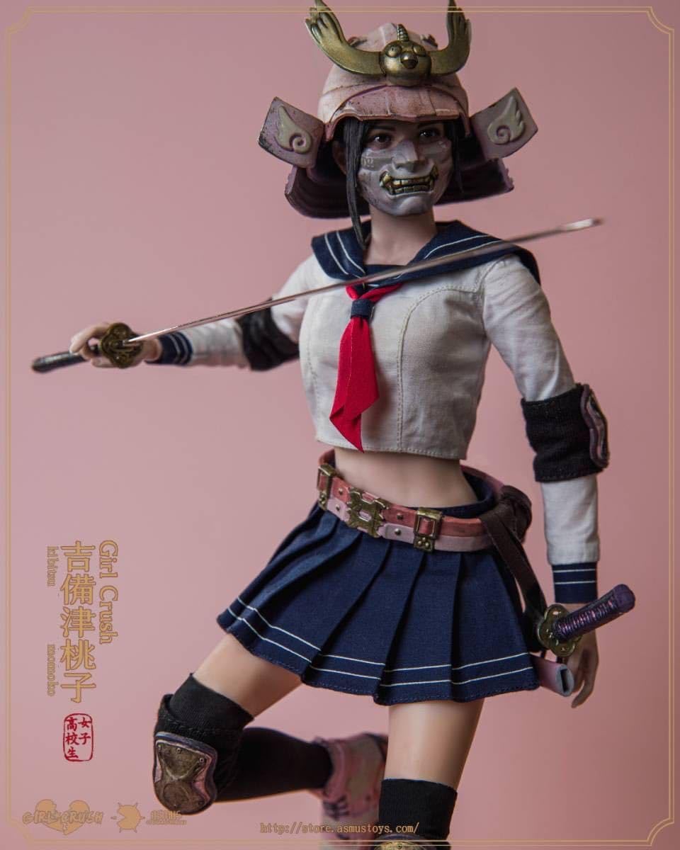 Asmus Toys 1/6 爆裂ガール 第2弾 吉備津桃子 桃太郎 特製台座付 Amazon.co.jp: Asmus Toys 1/6 爆裂ガール 第2弾 吉備津桃子
