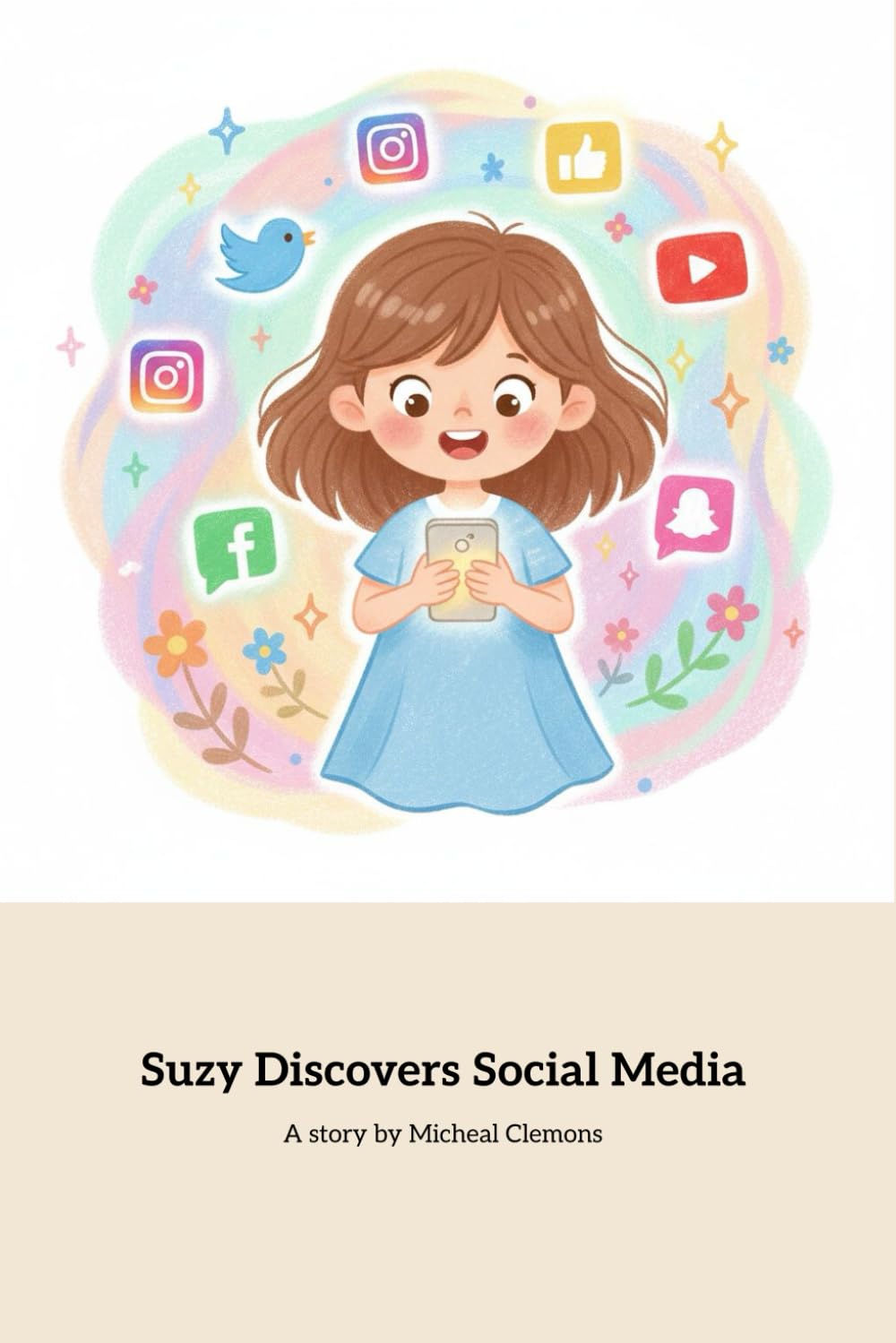 Suzy Discovers Social Media: A Young Girl's First Journey into Online Friendship