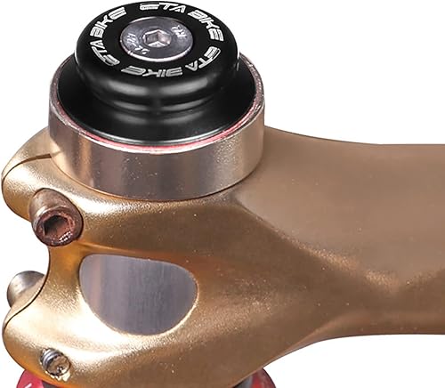 Miniatura 9 de Cubierta superior para auriculares de bicicleta, tapa superior de aleación de aluminio, cubierta de tubo superior, tapa de botella de cerveza