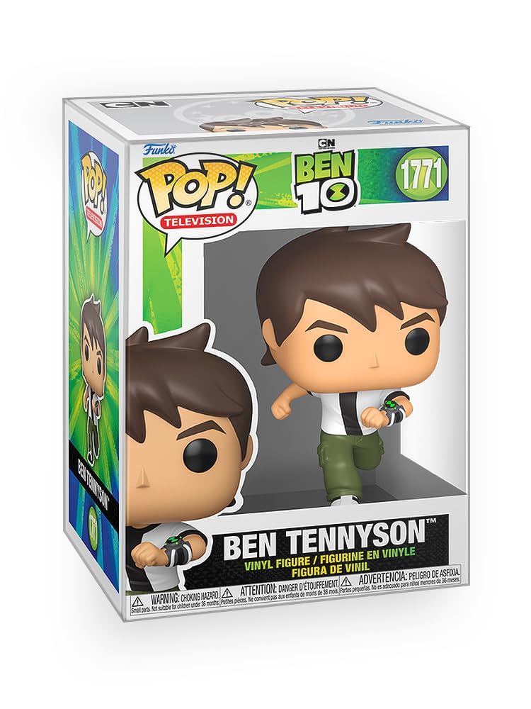 Pop Animation: Ben Ten - Ben Tennyson Vinyl Figure Bundled with Box Protector Compatible for Funko