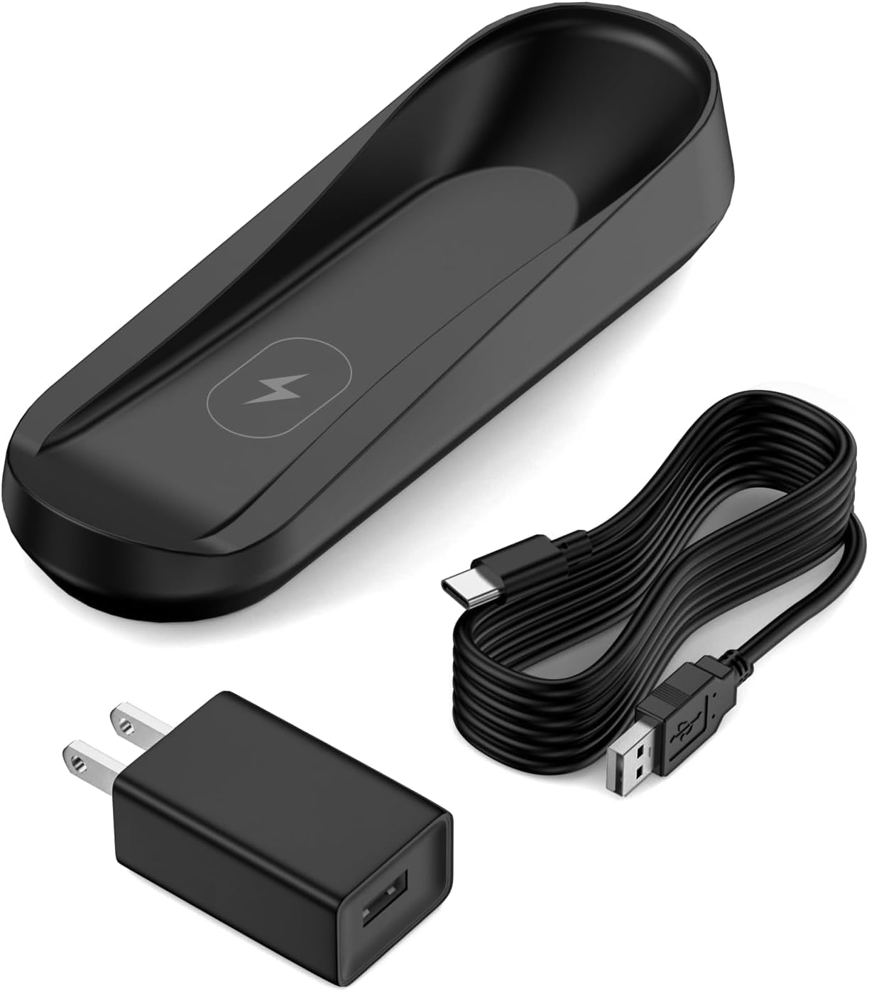 Base de carga para cortacésped Manscaped 5.0 con adaptador de CA, base de carga inalámbrica rápida de repuesto para cortadora de p