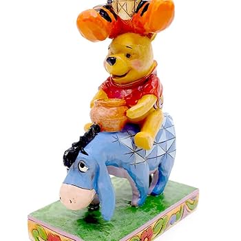 ディズニーイヨーとピグレットわ仲良し Amazon.co.jp: enesco Disney Traditions プー, ティガー