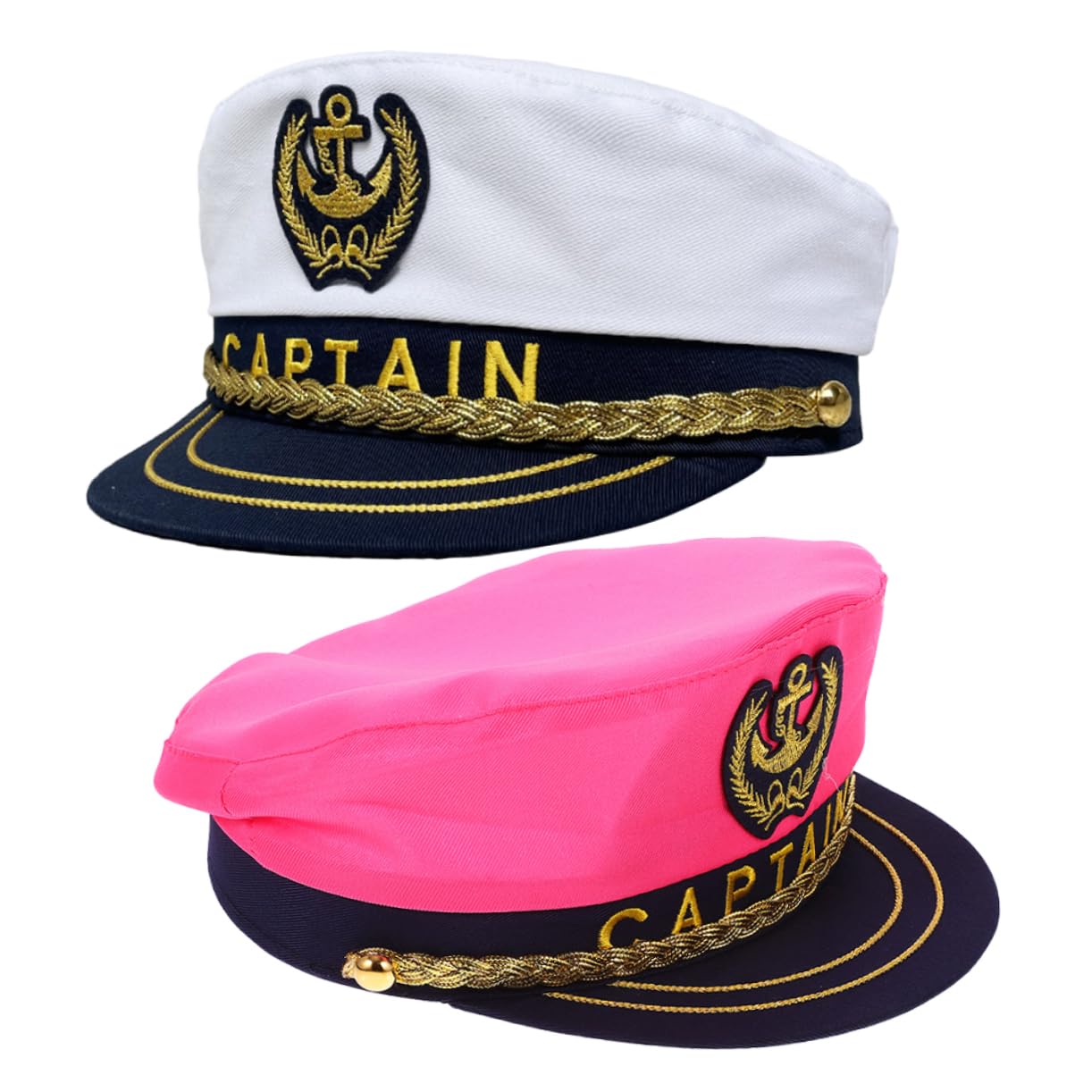 Beavorty Cappello Da Berretto Marino Regolabile Copricapo Del Navigazione Barcaiolo Cappelli Da Marinaio Puntello Del Cappello Cosplay Tessuto
