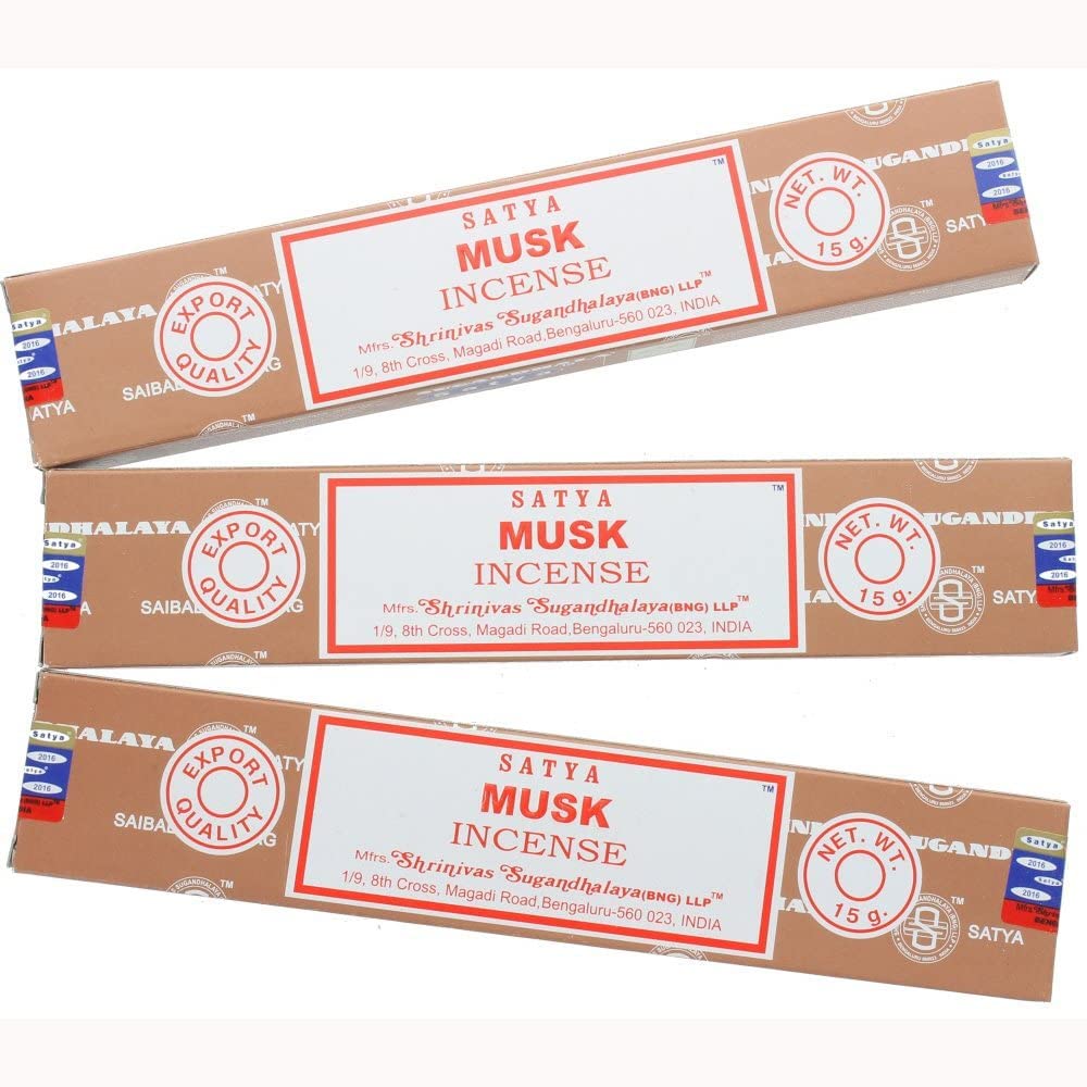 Nag Champa Musk Incense Sticks - 3 Packs