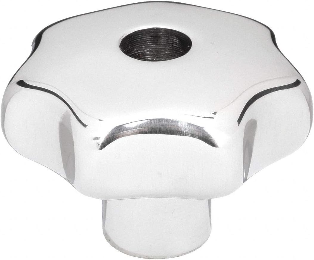 SS Star Knob, 2-1/2 in. dia., Style D