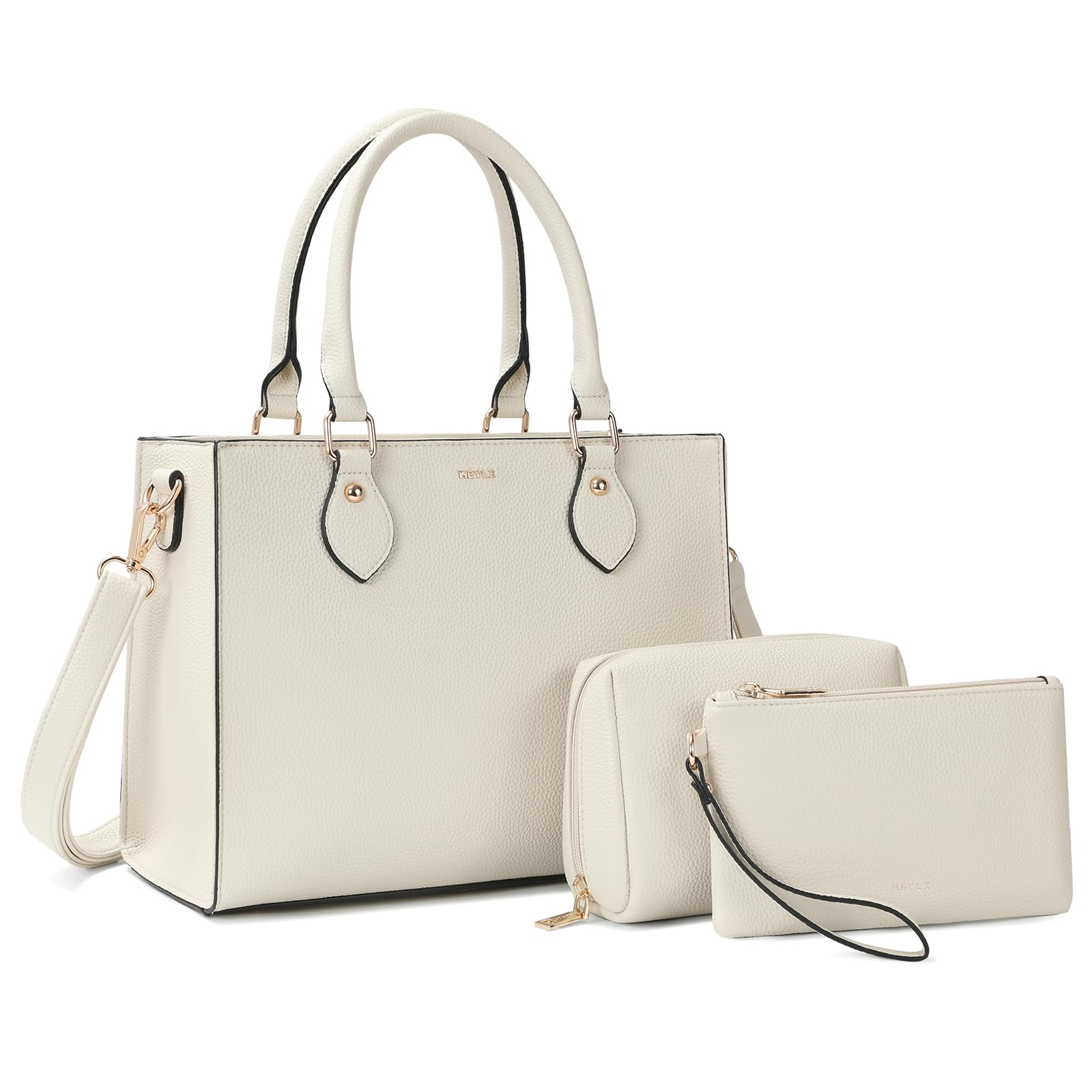 Keyli Medium Leather Tote Satchel