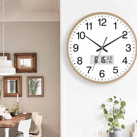 Clock Living Room Hanging Clock, Simple and Fashionable Home Clock, Creative and Personalized Quartz Clock, Suitable for Living Rooms and Offices
