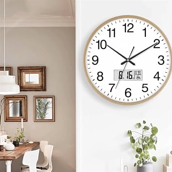 Clock Living Room Hanging Clock, Simple and Fashionable Home Clock, Creative and Personalized Quartz Clock, Suitable for Living Rooms and Offices