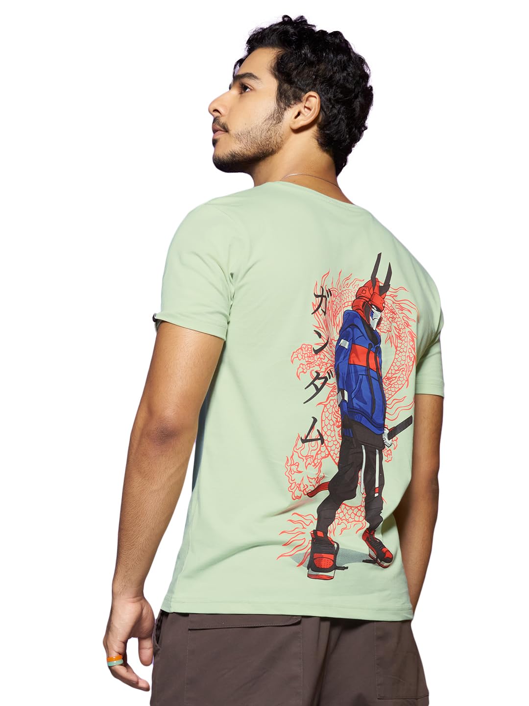 Bewakoof Men's 100% Cotton Graphic Print Half Sleeve Round Neck T-Shirt | Tshirt for Man | Tshirt for Men Cotton | Tshirts for Men Stylish | Casual Wear | Street Wear