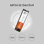 MMOMENT MP34 SE 512GB PCIe Gen3 NVMe M.2 2280 Internal Solid State Drive, Gen3.0X4 Read Speed Up to 2100MB/s for Latop and PC