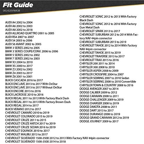 Miniatura 3 de Scosche Compatible con el adaptador de antena de vehículos nacionales y europeos seleccionados 2001 en adelante VWA3B