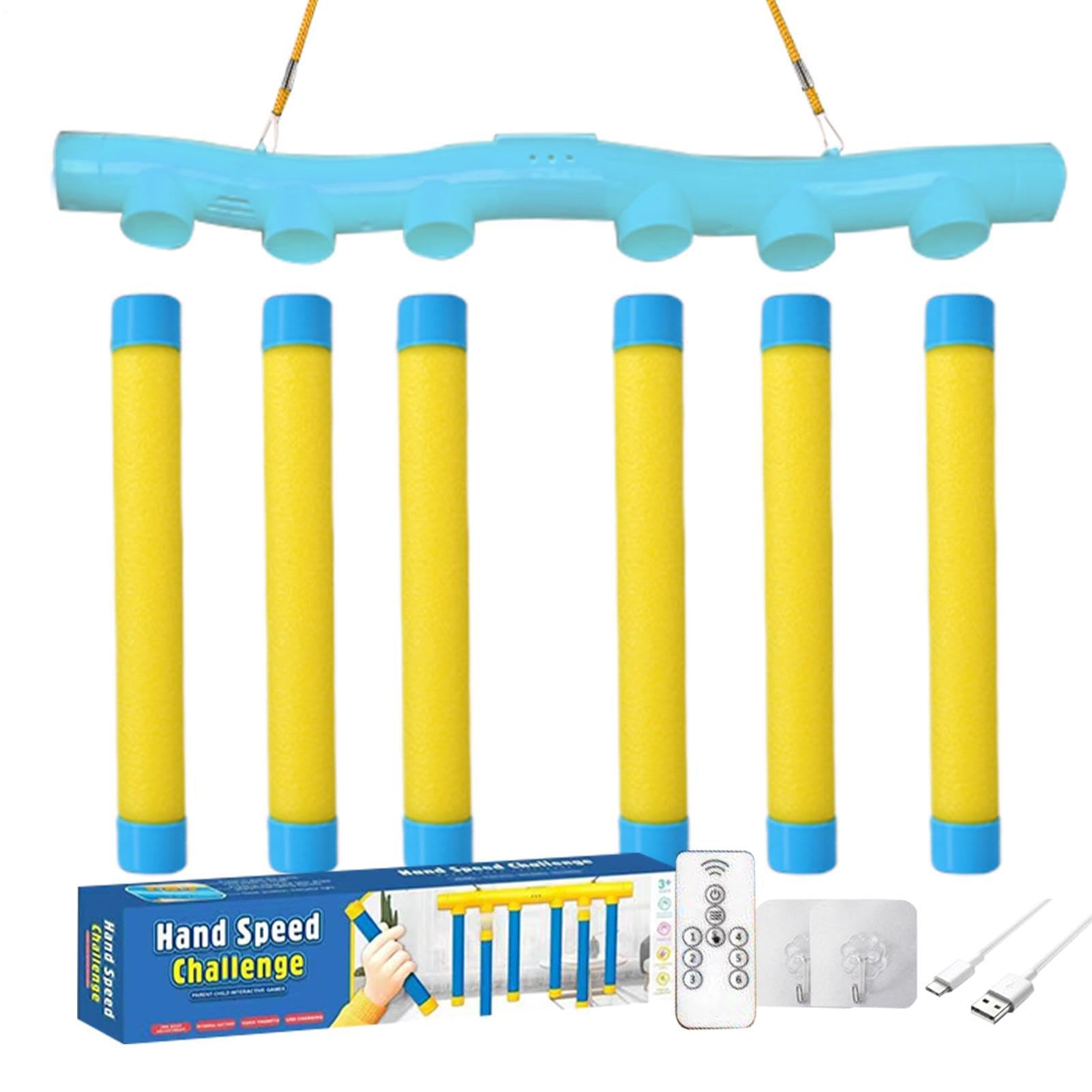 Catching Sticks Game Stick – portable Drop Interactive Hand Eye, Coordination Training Toy Remote, Control , 3 Adjustable Speeds | Multipurpose Outdoor Indoor Utility high-performance