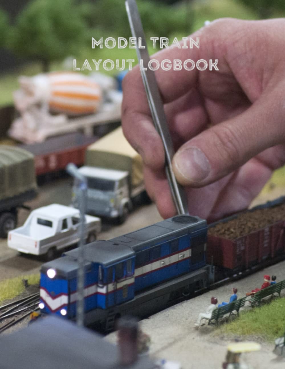 Model Train Layout Logbook: Model Railroad Layout Design Book | Journal to Record Model Train Layouts | Miniature Railroad Layout Design Notebook