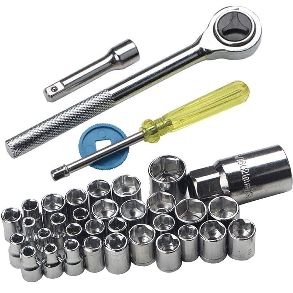 30068 Combination Wrench Set/Socket 46 in 1 Car Bike30068 Bicycle Machinery Repairing Hand Tools Kit 40 pcs Combo With 1/4" Ratchet Spanner Goti Screw Driver (B0BWTZ6QLM) Amazon Price History, Amazon Price Tracker