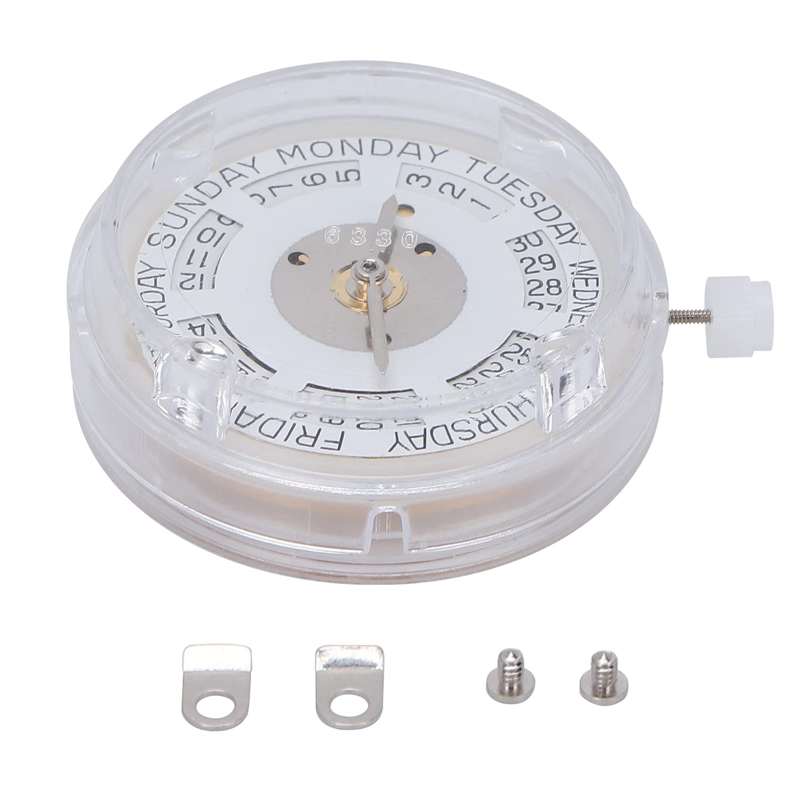Generic Mechaniczny Mechanizm Zegarka 2834 Złoto Trwałe Części Zamienne dla Mechaników Zegarków Średnica 30 Mm
