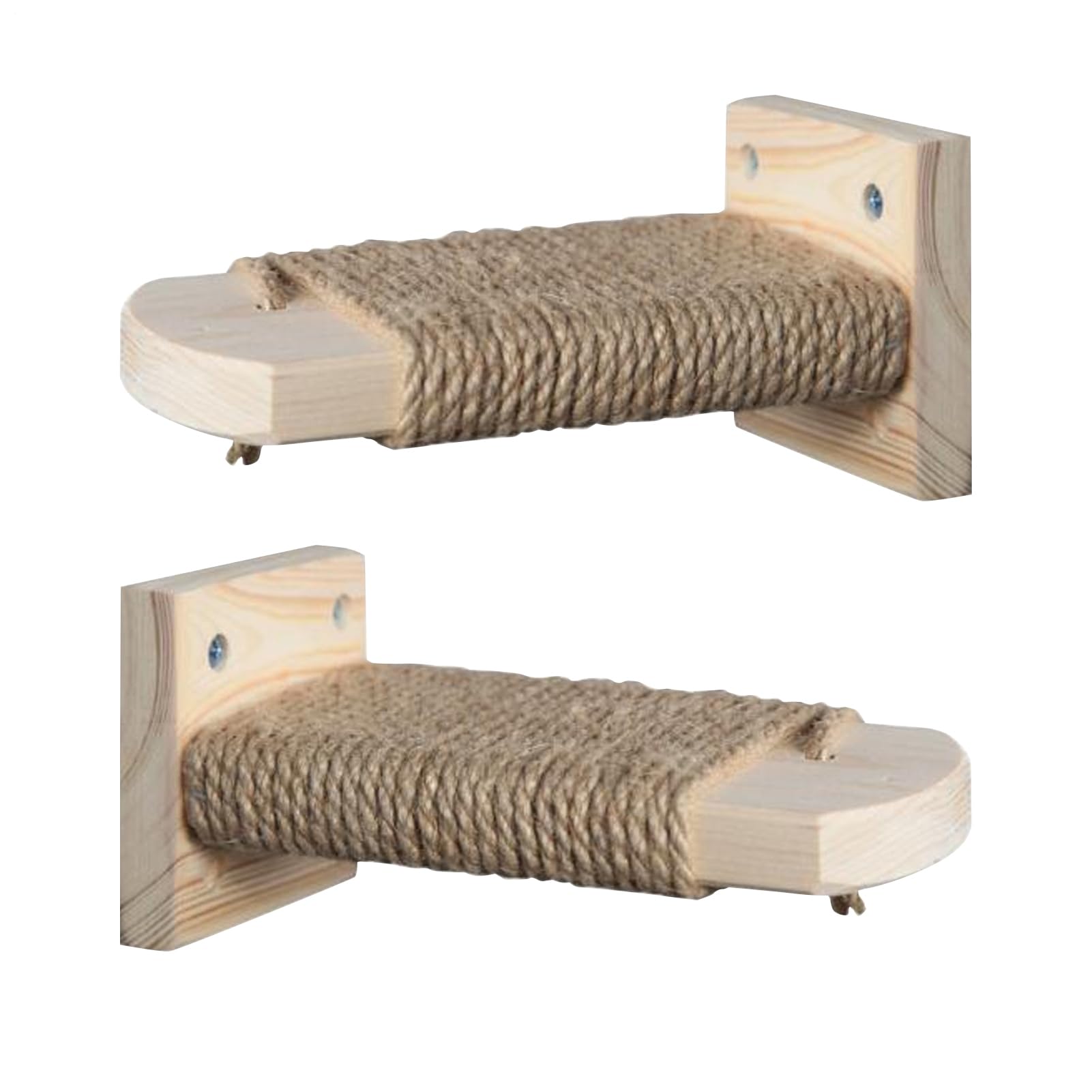 Marches d'escalade pour chat (lot de 2) à fixation murale pour cage et intérieur