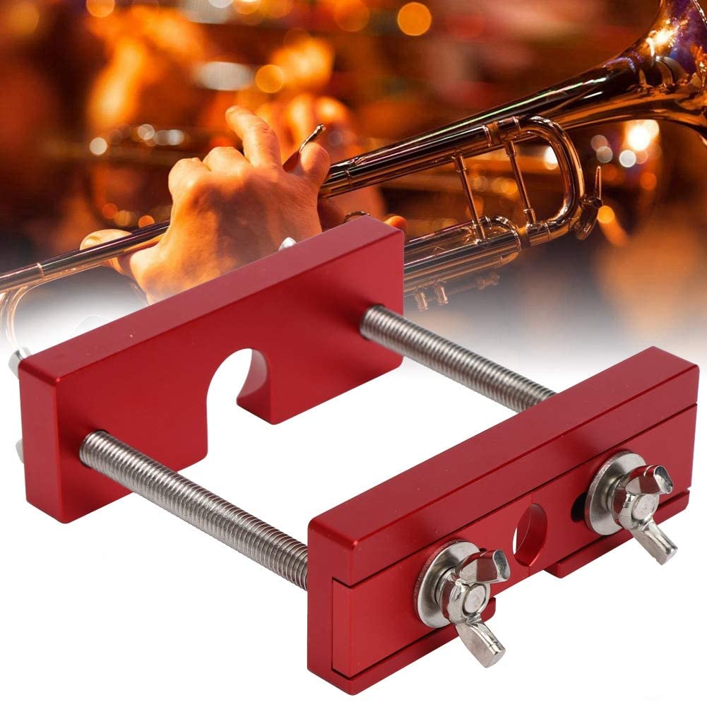 Dilwe Extracteur d'embouchure de Trompette, Accessoires d'instrument de Musique Portables en Aluminium réglables