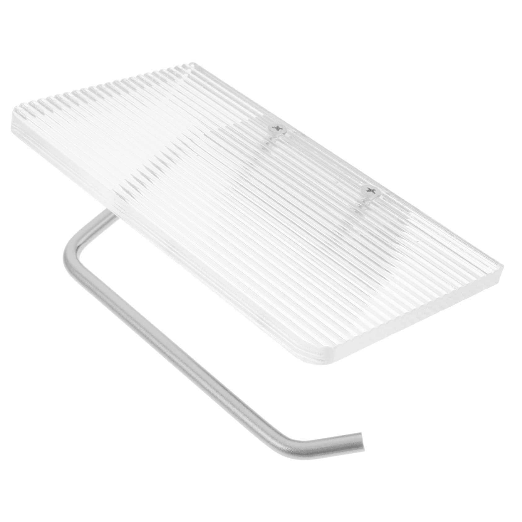 CMBSSTFC Porta Carta igienica in Rotolo Porta fazzoletti Nero Porta Carta igienica Nero Vassoio da Portata Nero Porta fazzoletti per Il Viso Organizer per Articoli da toeletta Scaffale Trasparente