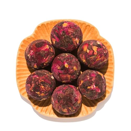 Infusion Boules de Pétales de Rose,Sans théine, sans additif ni conservateur,100% Végétal