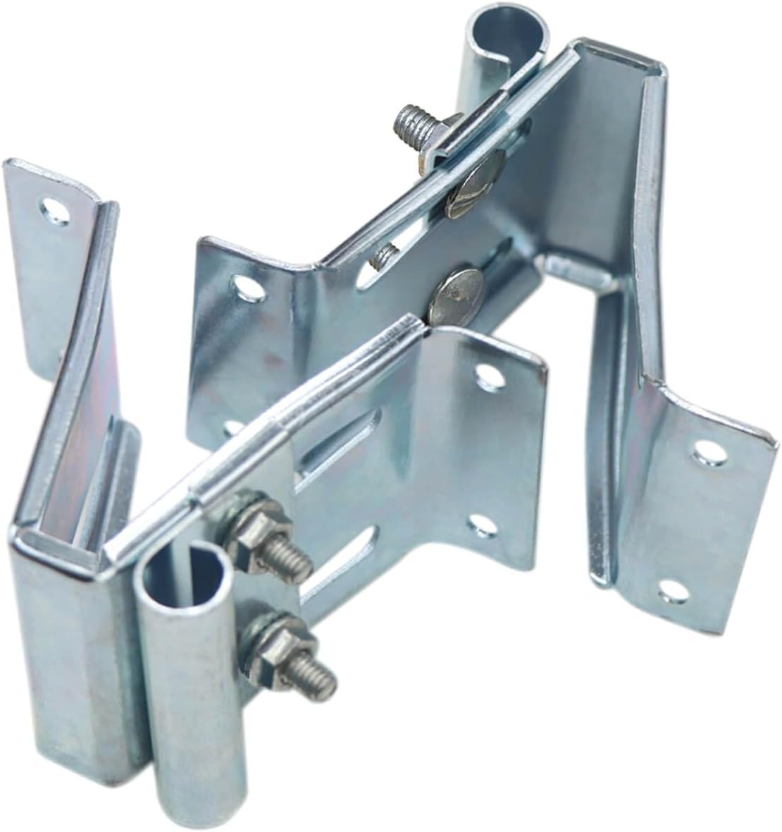 Adjustable Top Roller Bracket for Residential Doors, Galvanized Fixture Bracket (2 Pack)