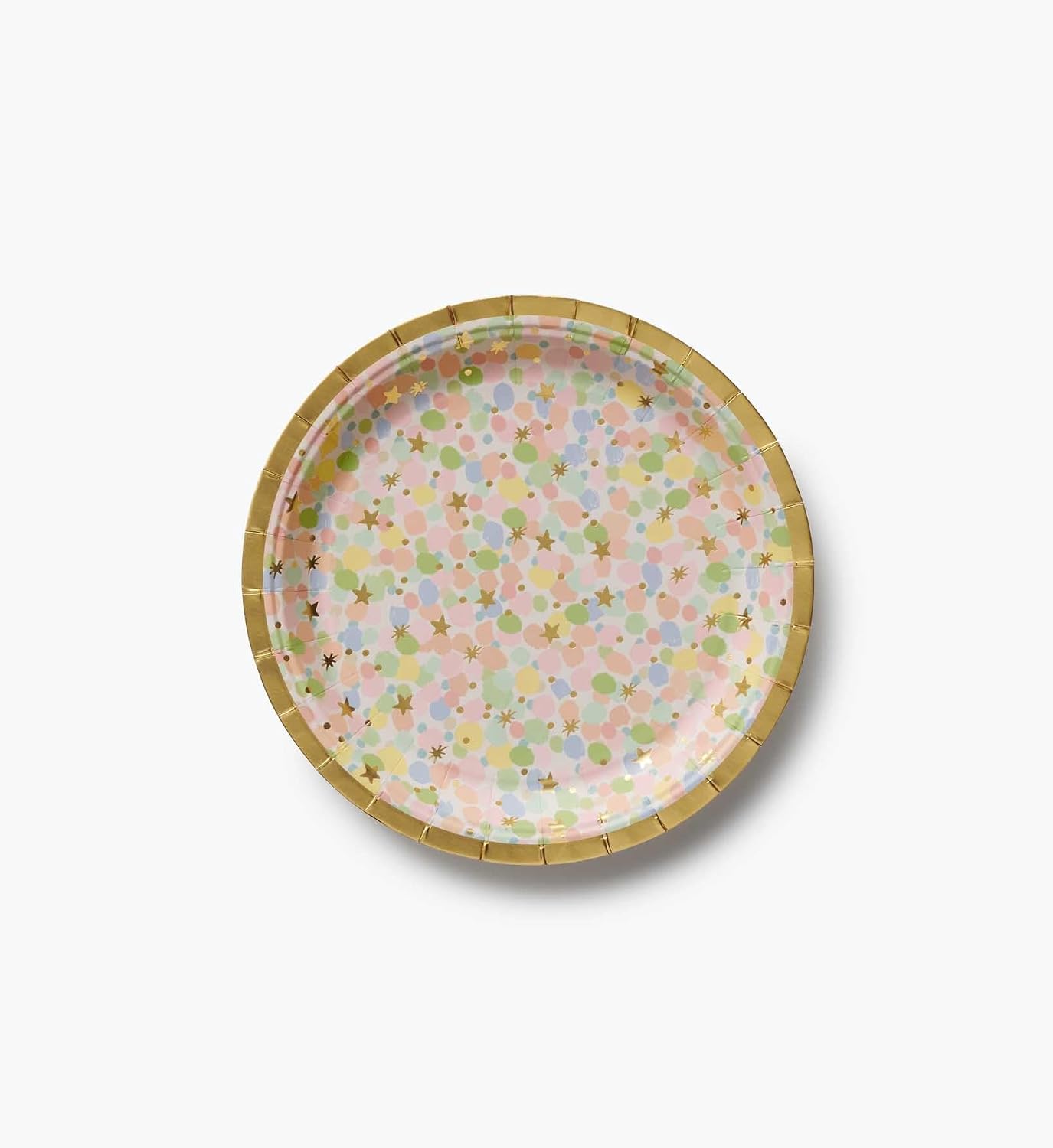 RIFLE PAPER CO. Sprinkles Small Paper Plates, Set of 8, Full Color