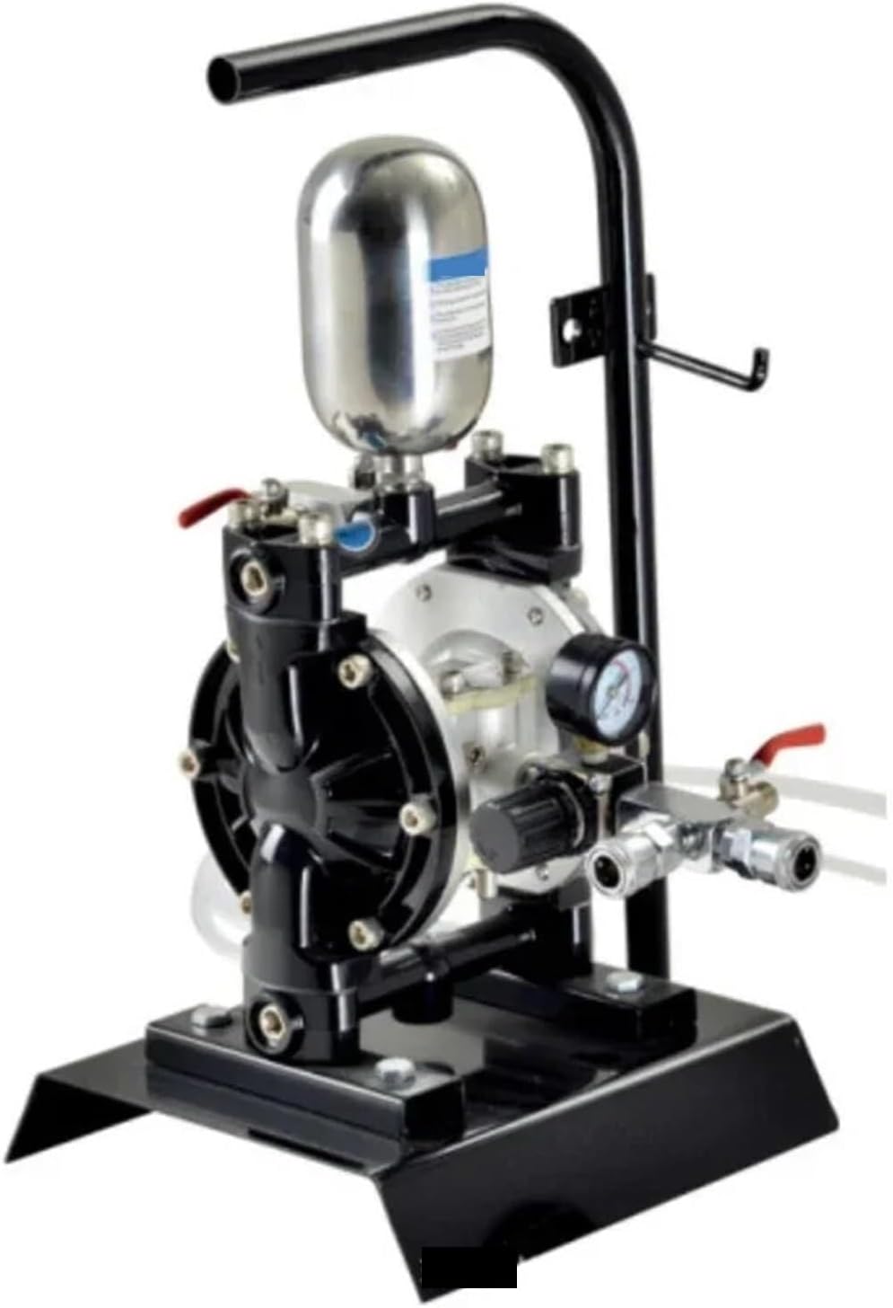 Diaphragm Pump, A-10-1C Pneumatic Double Diaphragm Aluminum Alloy Pump Paint Self-Priming Pressure Stirring for Bathroom Shower Kitchen