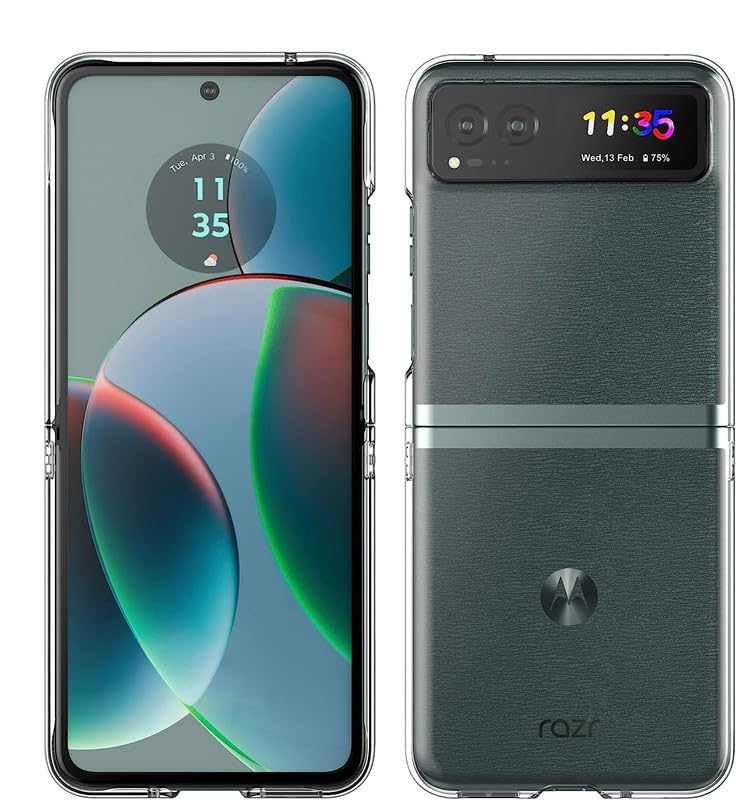 Newlike Motorola Razr 40 Back Case Cover Hard Polycarbonate Lightweight Case Full Body Protective Back Cover Case (Clear) (B0C9X8Q72K) Amazon Price History, Amazon Price Tracker